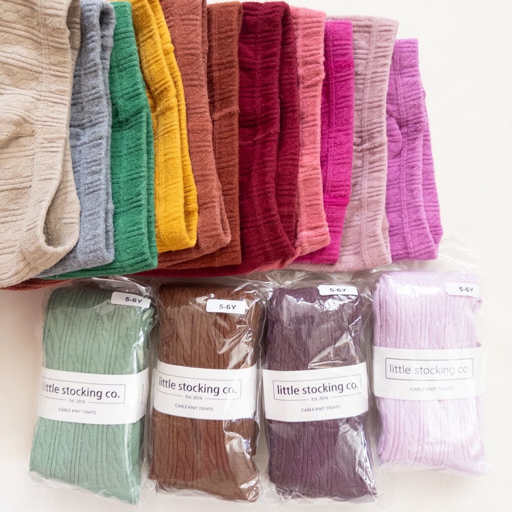 Bundle of 15 pair Little Stocking Co Tights Size 5/6